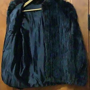 Genuine mink fur coat for evening wear. EUC